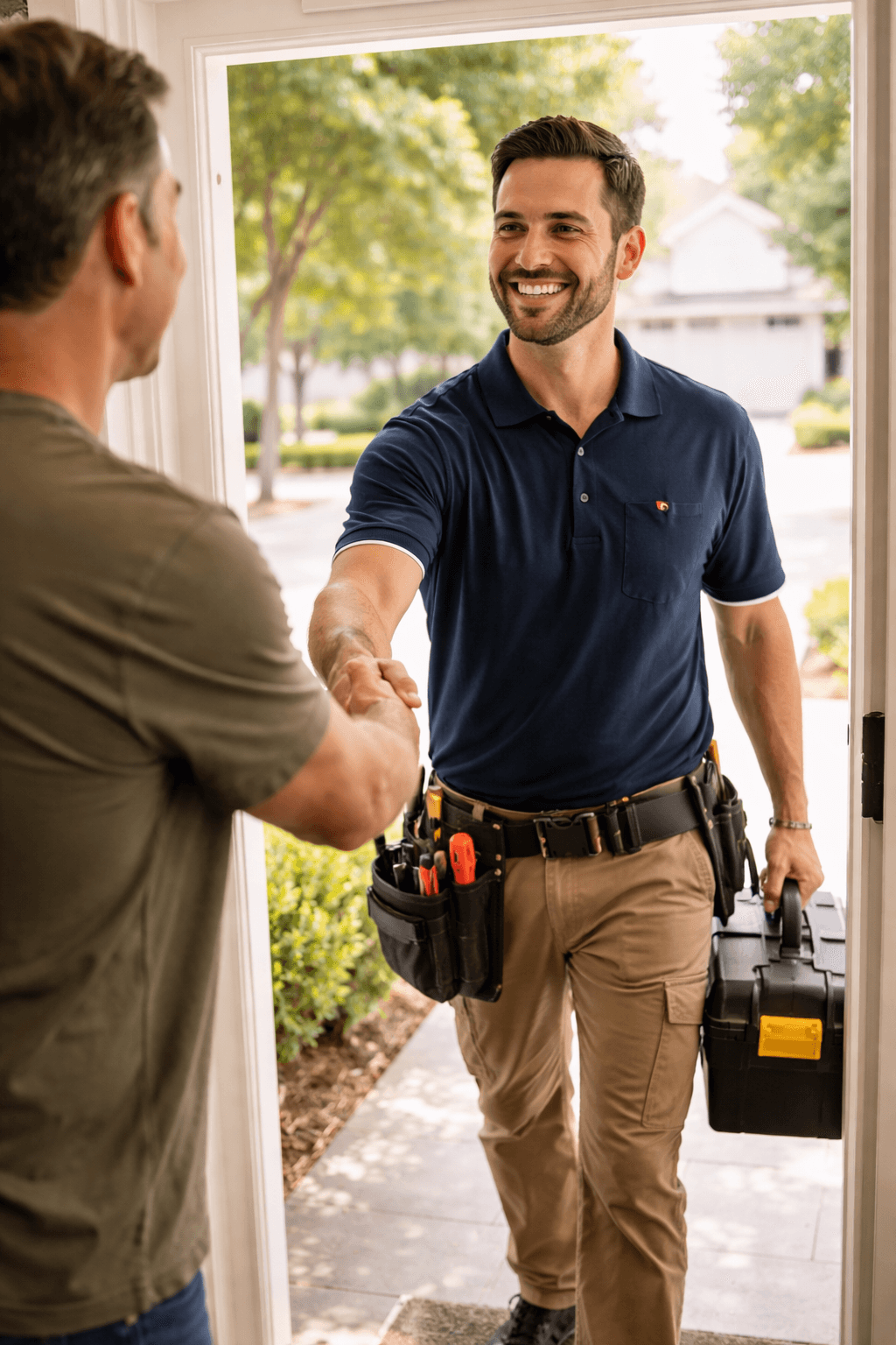 You get matched with one pro